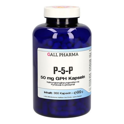 P-5-P 50MG GPH KAPSELN, 360 Stk., Hecht-Pharma GmbH P-5-P 50MG GPH KAPSELN, 360 Stk., Hecht-Pharma GmbH