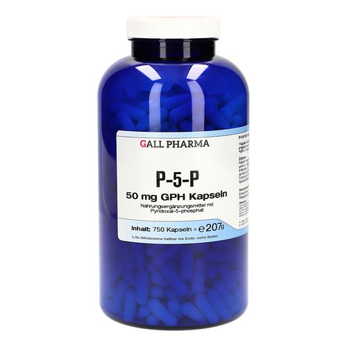 P-5-P 50MG GPH KAPSELN, 750 Stk., Hecht-Pharma GmbH P-5-P 50MG GPH KAPSELN, 750 Stk., Hecht-Pharma GmbH
