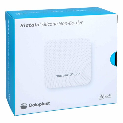 Biatain Silicone Non-Border Schaumverb. 7.5x7.5cm, 10 Stk., Coloplast GmbH Biatain Silicone Non-Border Schaumverb. 7.5x7.5cm, 10 Stk., Coloplast GmbH