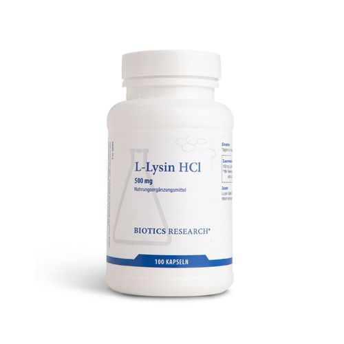 L-LYSIN HCL (500mg), 100 Stk., Energetica Natura B.V.