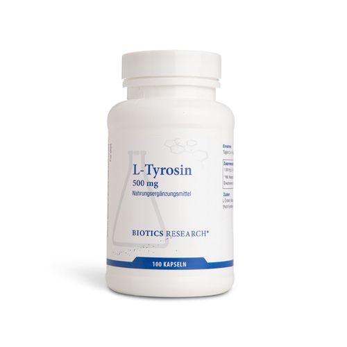 L-TYROSIN (500mg), 100 Stk., Energetica Natura B.V.