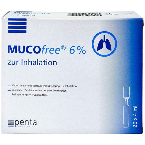 MucoFree 6% zur Inhalation, 20x4 ml, Penta Arzneimittel GmbH