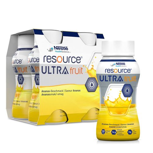 Resource Ultra Fruit Ananas, 4x200 ml, Nestle Health Science (Deutschland) GmbH