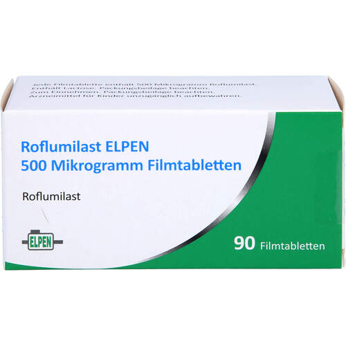 Roflumilast ELPEN 500 Mikrogramm Filmtabletten, 90 ST, Elpen Pharmaceutical Co. Inc.