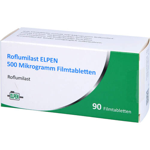 Roflumilast ELPEN 500 Mikrogramm Filmtabletten, 90 ST, Elpen Pharmaceutical Co. Inc.