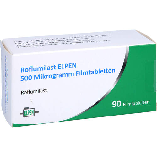 Roflumilast ELPEN 500 Mikrogramm Filmtabletten, 90 ST, Elpen Pharmaceutical Co. Inc.