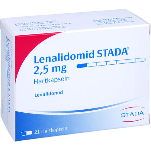 Lenalidomid STADA 2.5 mg Hartkapseln, 21 Stk., STADAPHARM GmbH