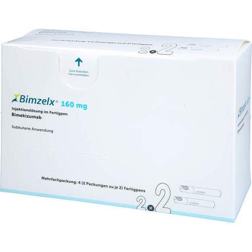 Bimzelx 160 mg Injektionslösung im Fertigpen, 2X2 ST, UCB Pharma GmbH