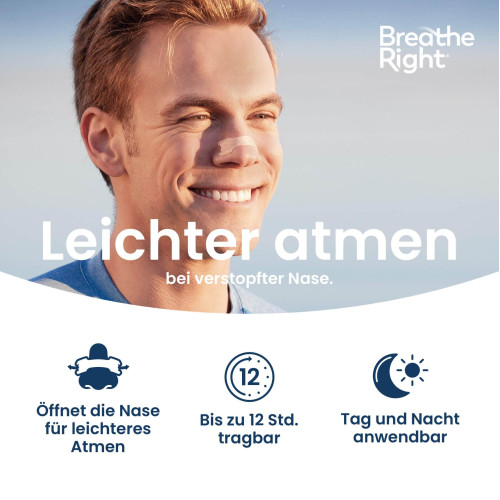 Besser Atmen Breathe Right Nasenpflaster beige gro, 30 Stk., Pharma Netzwerk Pnw GmbH