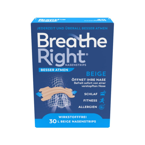 Besser Atmen Breathe Right Nasenpflaster beige gro, 30 Stk., Pharma Netzwerk Pnw GmbH