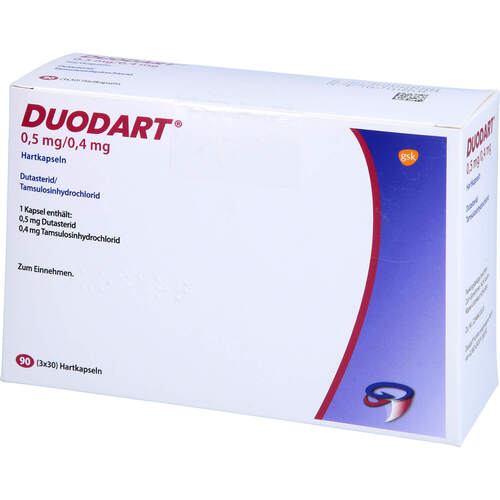Duodart 0.5 mg/0.4 mg Hartkapseln, 3x30 Stk., Abacus Medicine A/S