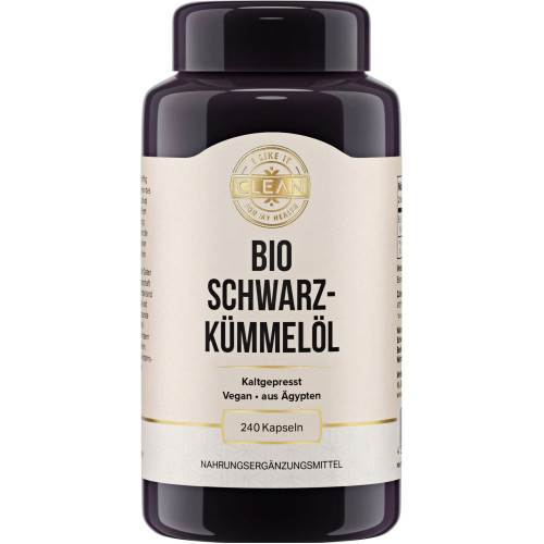 Schwarzk&uuml;mmel&ouml;l 500 mg vegan i like it clean, 240 Stk., Supplementa GmbH