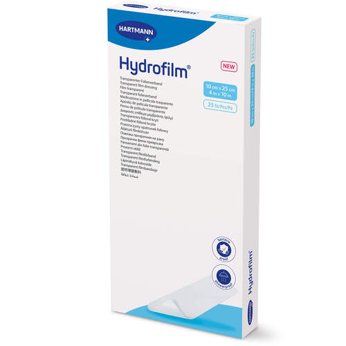 Hydrofilm Transparenter Folienverband 10x25cm, 25 Stk., Paul Hartmann AG