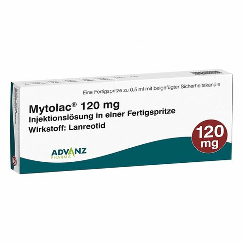 Mytolac 120mg Injektionslösung in e. Fertigspritze, 1 st, Advanz Pharma Germany GmbH