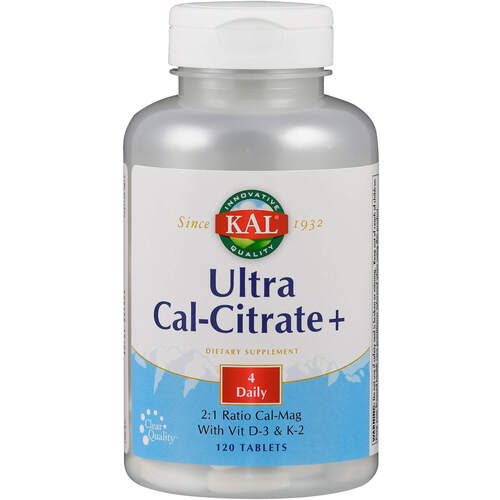 Ultra Cal-Citrate Plus KAL, 120 Stk., Supplementa GmbH