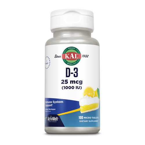 Vitamin D3 1000 I.E. ActivMelt KAL, 100 Stk., Supplementa GmbH