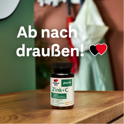 Doppelherz Zink + C pure, 60 Stk., Queisser Pharma GmbH & Co. KG