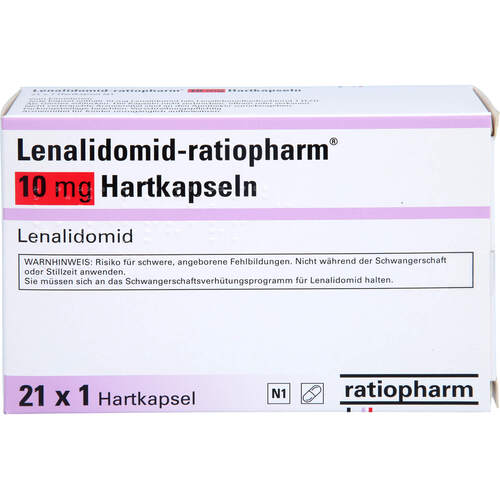 Lenalidomid-ratiopharm 10 mg Hartkapseln, 21 Stk., ratiopharm GmbH