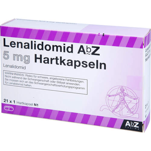 Lenalidomid AbZ 5 mg Hartkapseln, 21 Stk., Abz Pharma GmbH