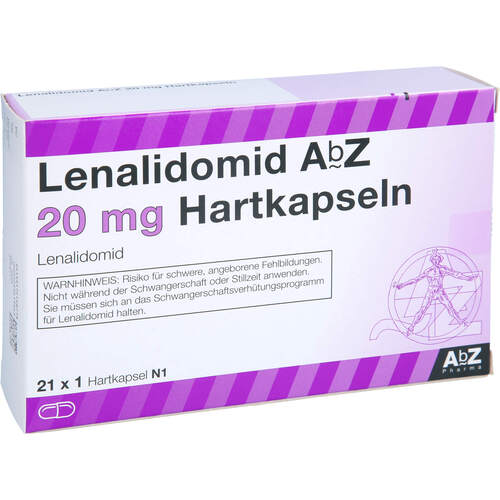Lenalidomid AbZ 20 mg Hartkapseln, 21 Stk., Abz Pharma GmbH