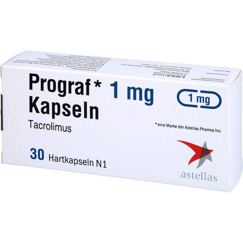 Prograf 1 mg Hartkapseln, 30 Stk., Emra-Med Arzneimittel GmbH