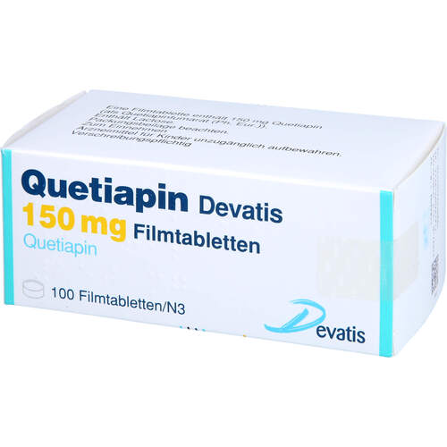 Quetiapin Devatis 150 mg Filmtabletten, 100 Stk., Devatis GmbH
