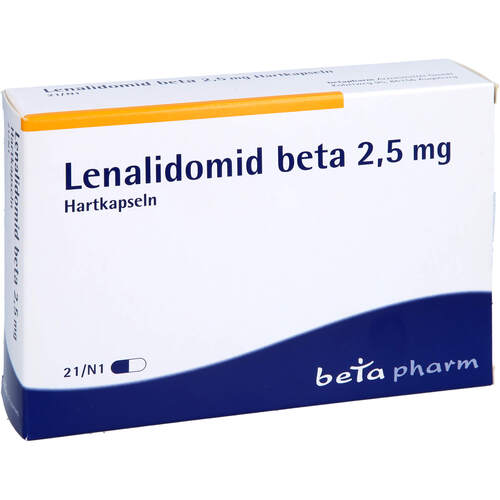 Lenalidomid beta 2.5 mg Hartkapseln, 21 st, betapharm Arzneimittel GmbH