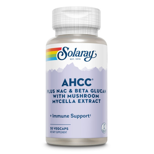 AHCC Plus NAC & Beta-Glucan Solaray, 30 Stk., Supplementa GmbH
