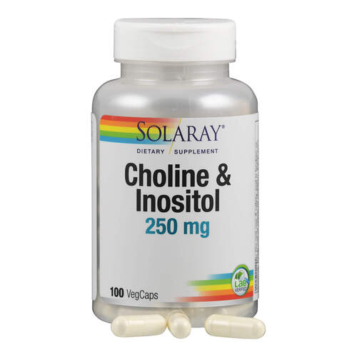 Cholin + Inositol Solaray, 120 Stk., Supplementa GmbH