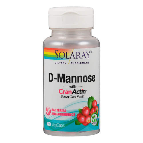 D-Mannose mit CranActin Solaray, 60 Stk., Supplementa GmbH