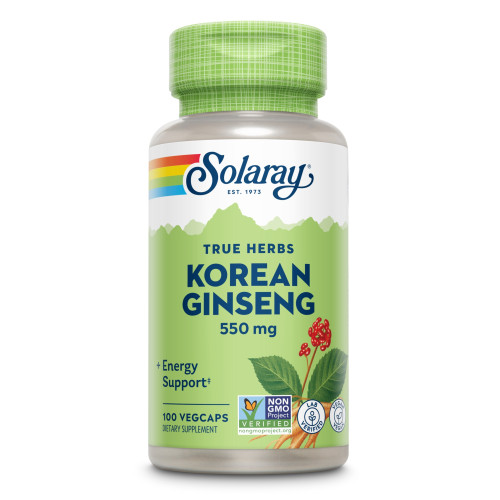 Ginseng (Korean) 550 mg Solaray, 100 Stk., Supplementa GmbH