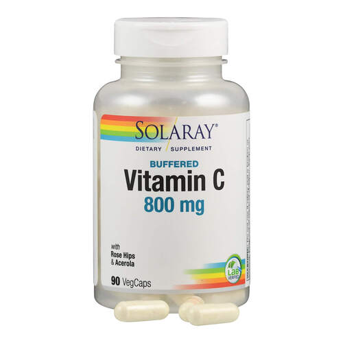 Non-Acidic Vitamin C (s&auml;urefrei) Solaray, 90 Stk., Supplementa GmbH