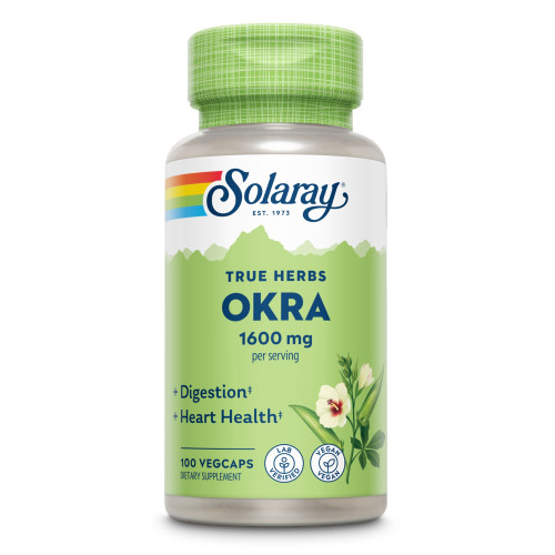Okra 400 mg Solaray, 100 Stk., Supplementa GmbH