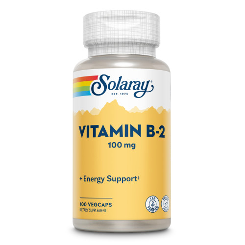 Vitamin B2 100 mg Solaray, 100 Stk., Supplementa GmbH