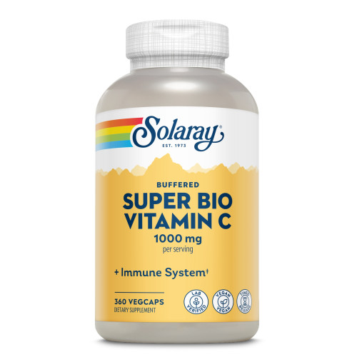 Vitamin C 1000 mg Super Bio verz. Abgabe Solaray, 360 Stk., Supplementa GmbH