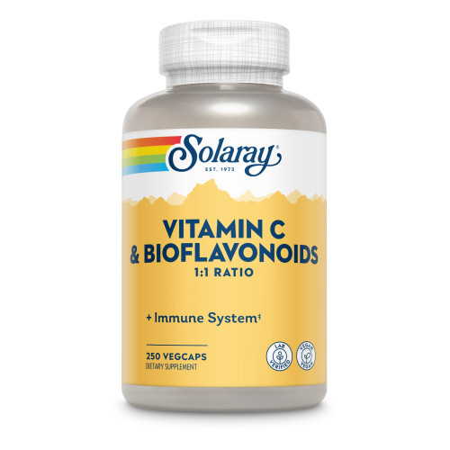 Vitamin C 500 mg mit Bioflavonoiden 1:1 Solaray, 250 Stk., Supplementa GmbH