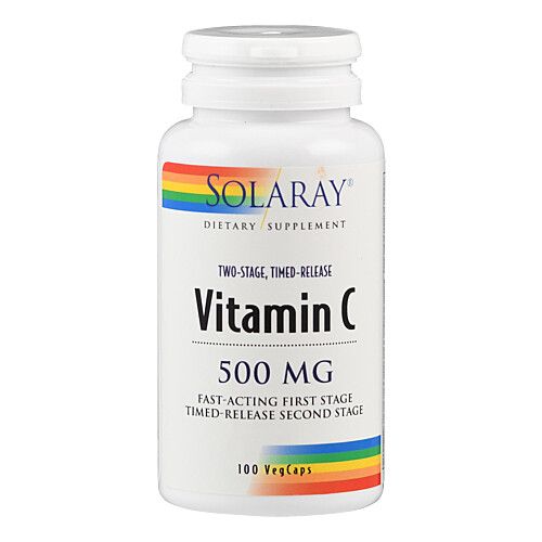 Vitamin C 500 mg mit Hageb & Acero verz&ouml;g Solaray, 100 Stk., Supplementa GmbH