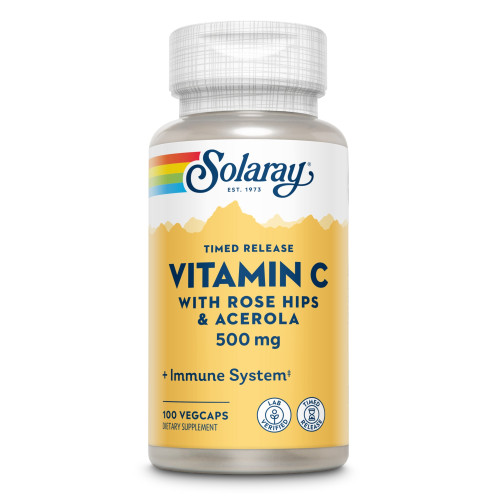 Vitamin C 500 mg mit Hageb & Acero verz&ouml;g Solaray, 100 Stk., Supplementa GmbH