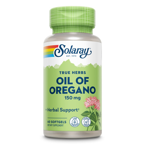 Oregano &Ouml;l vegan Solaray, 60 Stk., Supplementa GmbH