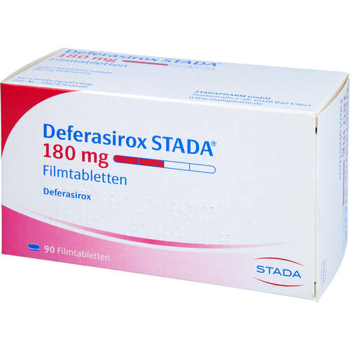 Deferasirox STADA 180 mg Filmtabletten, 90 Stk., STADAPHARM GmbH
