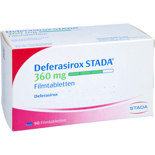 Deferasirox STADA 360 mg Filmtabletten, 90 Stk., STADAPHARM GmbH