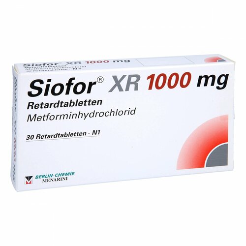 Siofor XR 1000 mg Retardtabletten, 30 ST, Berlin-Chemie AG