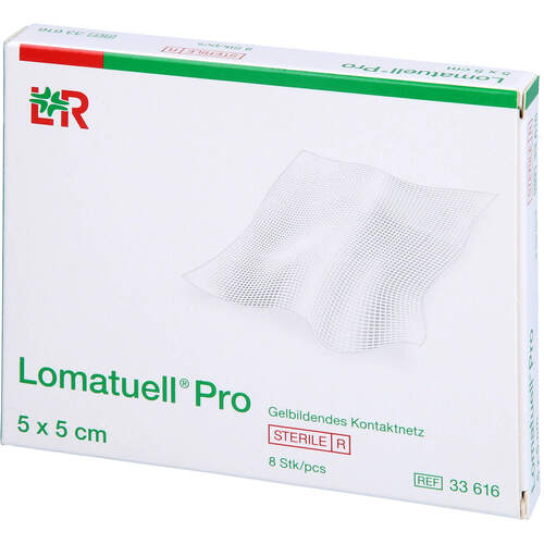 Lomatuell Pro 5x5 cm steril, 8 Stk., Eurimpharm Arzneimittel GmbH