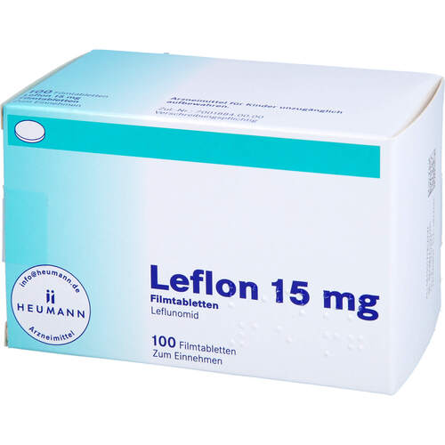 Leflon 15 mg Filmtabletten, 100 Stk., Heumann Pharma GmbH & Co. Generica KG