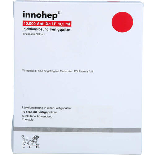 innohep 10.000 Anti-Xa I.E./0.5ml Inj.-Lsg.i.e.FS, 10 Stk., kohlpharma GmbH