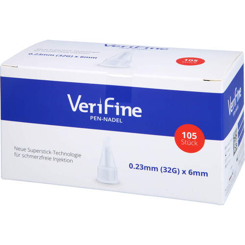 Verifine Pen-Nadel 32G x 6 mm, 105 Stk., Berger Med GmbH
