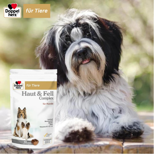 Doppelherz f&uuml;r Tiere Haut&Fell Complex f&uuml;r Hunde, 60 Stk., Queisser Pharma GmbH & Co. KG