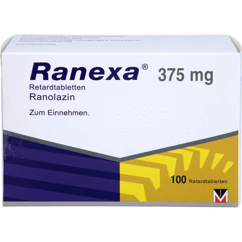 Ranexa 375 mg Retardtabletten, 100 ST, Abacus Medicine A/S