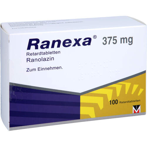 Ranexa 375 mg Retardtabletten, 100 Stk., Abacus Medicine A/S