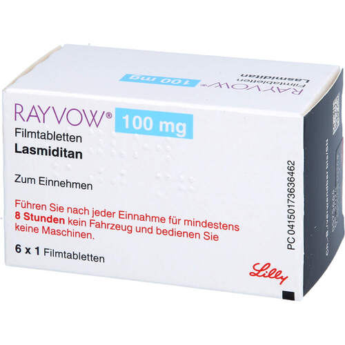 RAYVOW 100 mg Filmtabletten, 6 Stk., Organon Healthcare GmbH